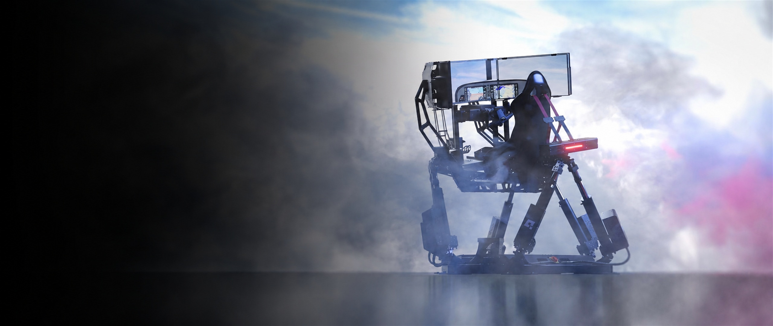 Qubic System QS-S35 in a flight simulator configuration